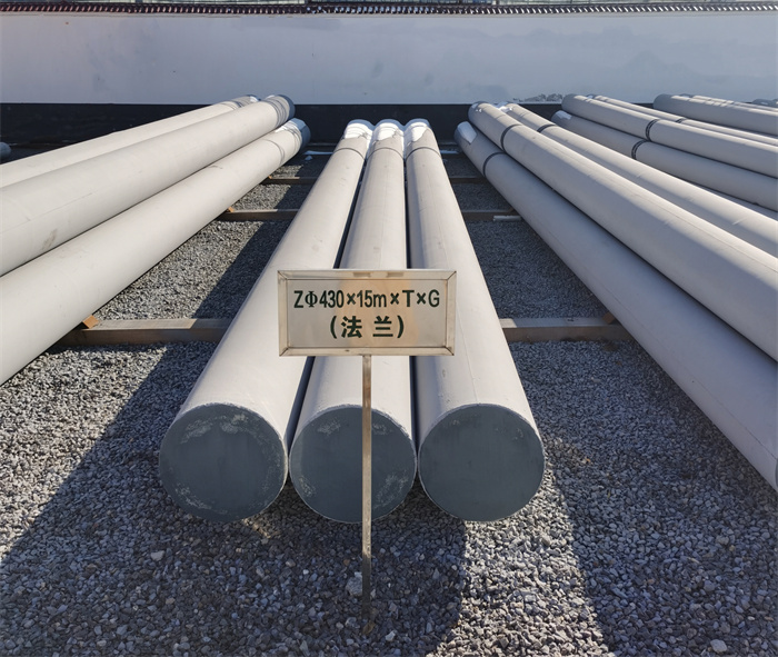 临桂430×15米×T×G砼电力电杆